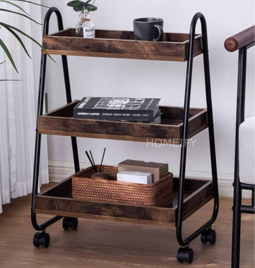 HIKI Modern Shelf Trolley - Radical Homes Singapore