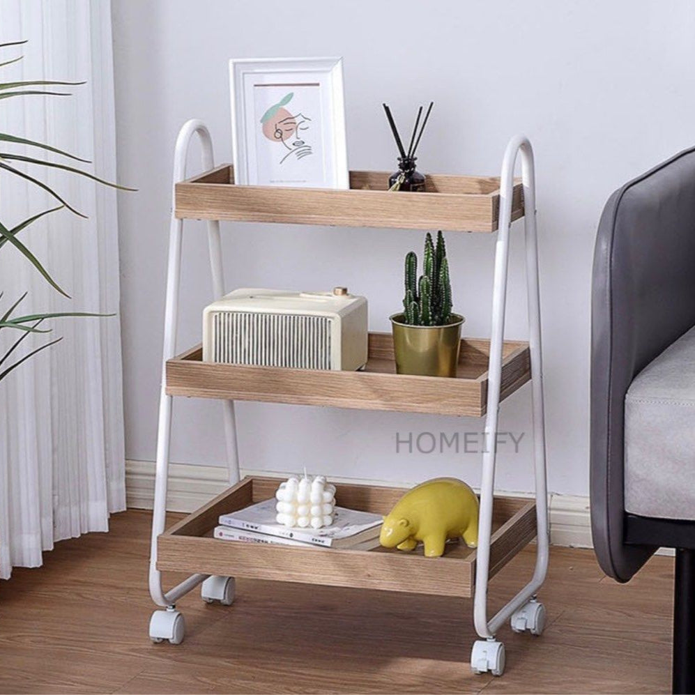 HIKI Modern Shelf Trolley - Radical Homes Singapore