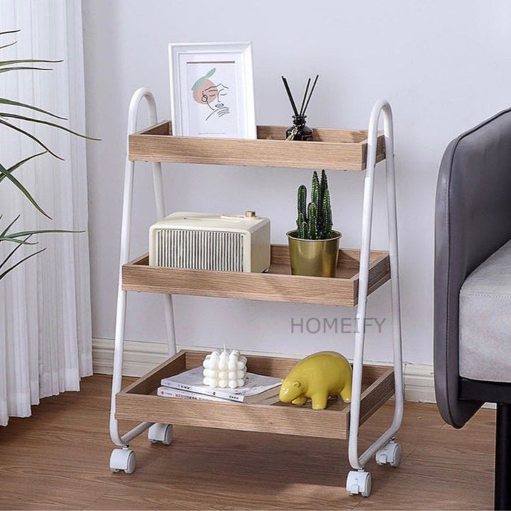 HIKI Modern Shelf Trolley - Radical Homes Singapore