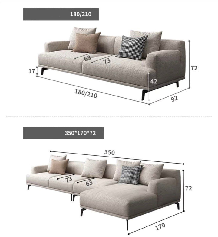 DORIAN Modern Fabric Sofa - Cassa Haus Singapore