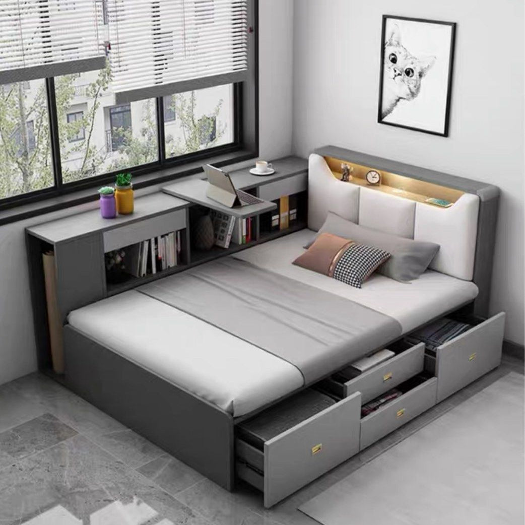 VINTE Modern Multipurpose Storage Bedframe - Cassa Haus Singapore