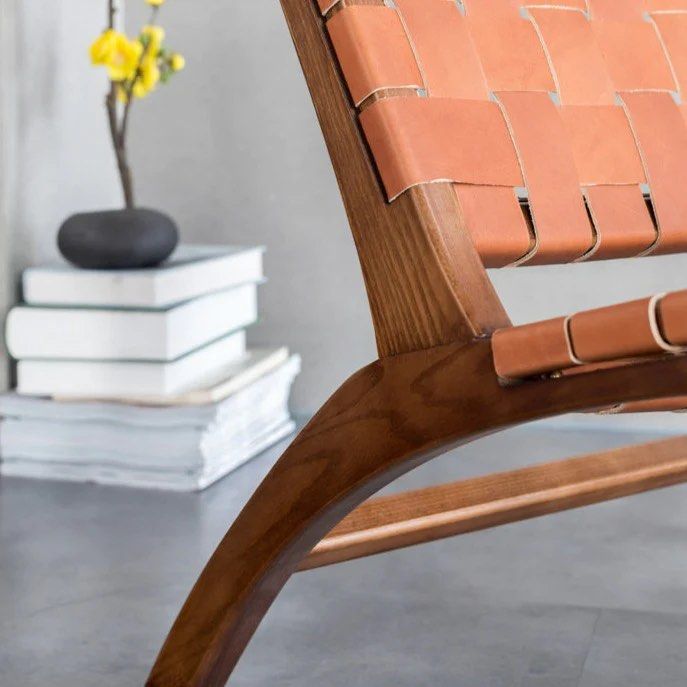 HOARD Leather Folding Chair - Radical Homes Singapore