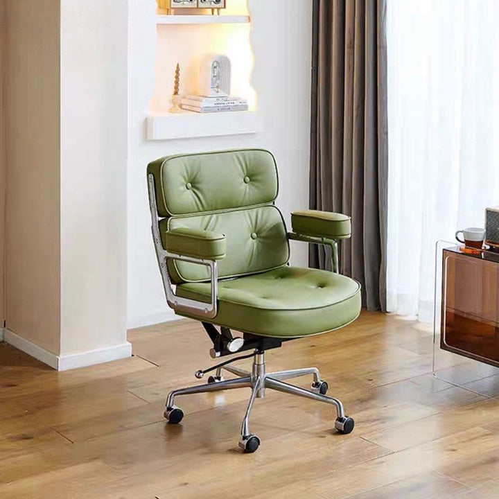 LARKIN Modern Leather Office Chair - Radical Homes Singapore