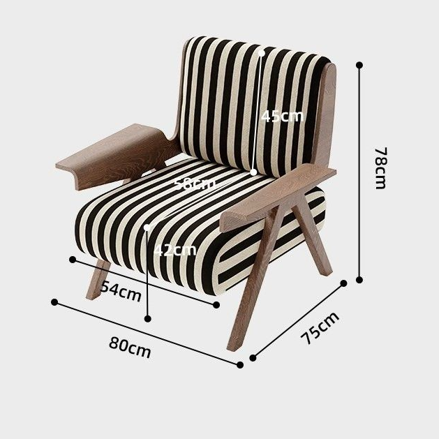 GAGE Retro Fabric Armchair - Radical Homes Singapore