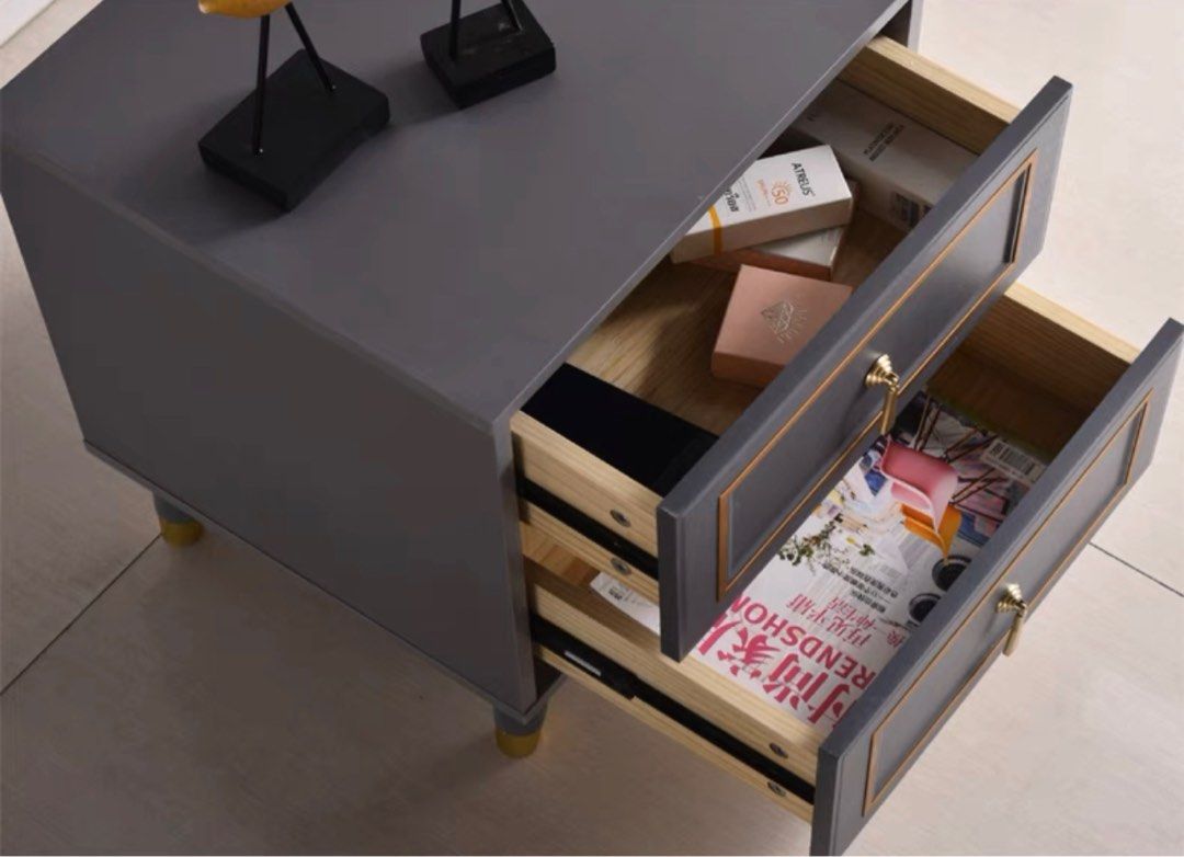 HOSEIKI Modern Bedside Table - Radical Homes Singapore