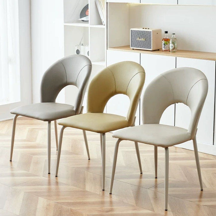 SULLIVAN Modern Leather Dining Chair - Cassa Haus Singapore