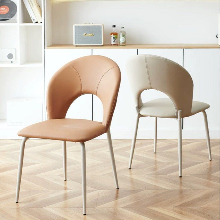 SULLIVAN Modern Leather Dining Chair - Cassa Haus Singapore