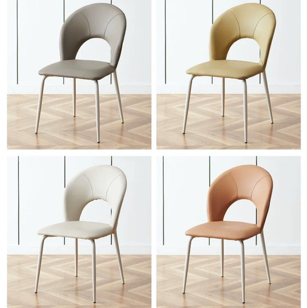SULLIVAN Modern Leather Dining Chair - Cassa Haus Singapore
