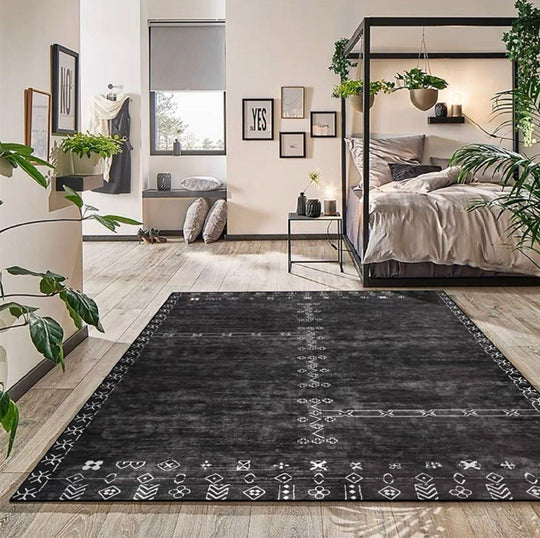 NIGHTBADGER Black Rug - Cassa Haus Singapore