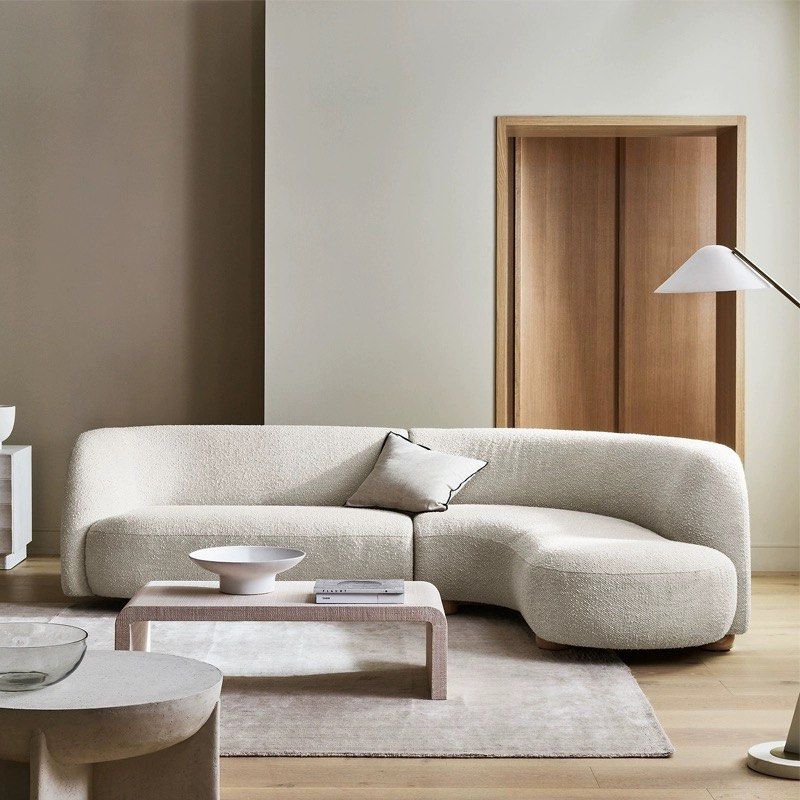 FINVARA Modern Boucle Sofa - Radical Homes Singapore