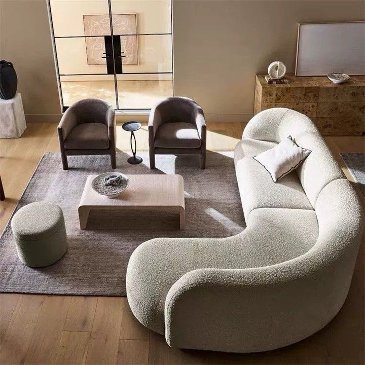 FINVARA Modern Boucle Sofa - Radical Homes Singapore