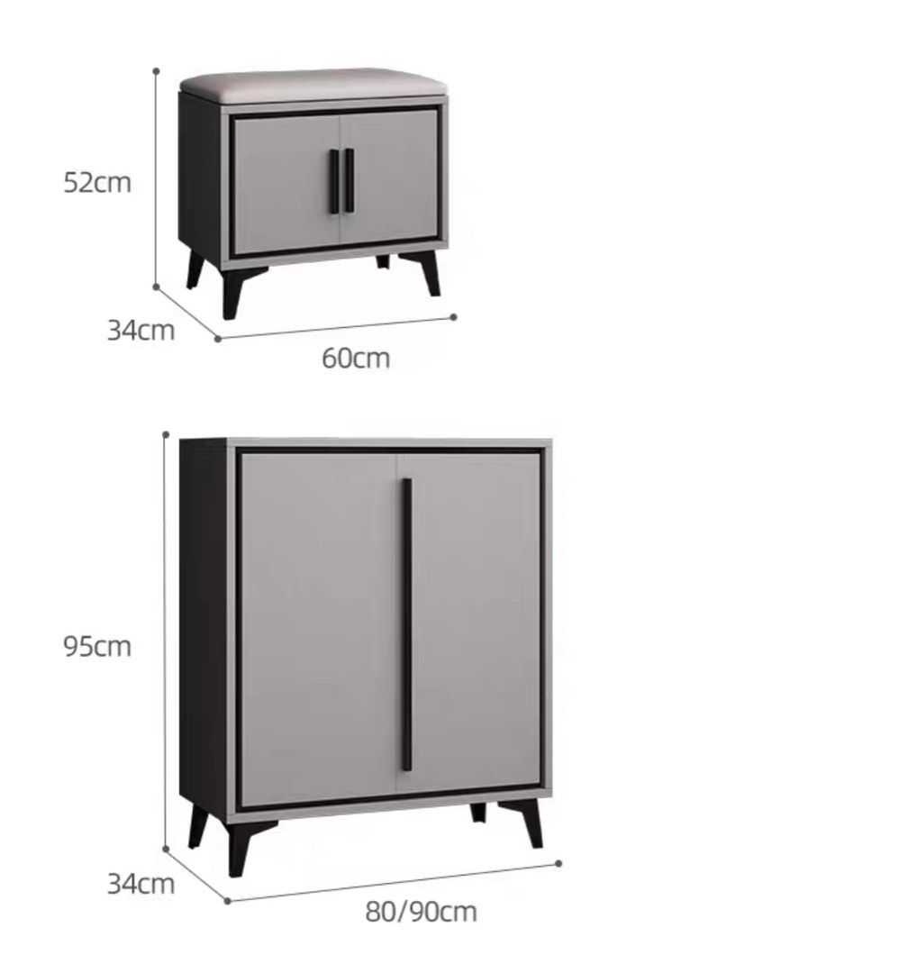 HURON Modern Shoe Cabinet - Radical Homes Singapore