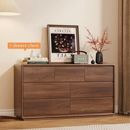 ACORN Rustic Walnut Chest Of Drawers' - Cassa Haus Singapore