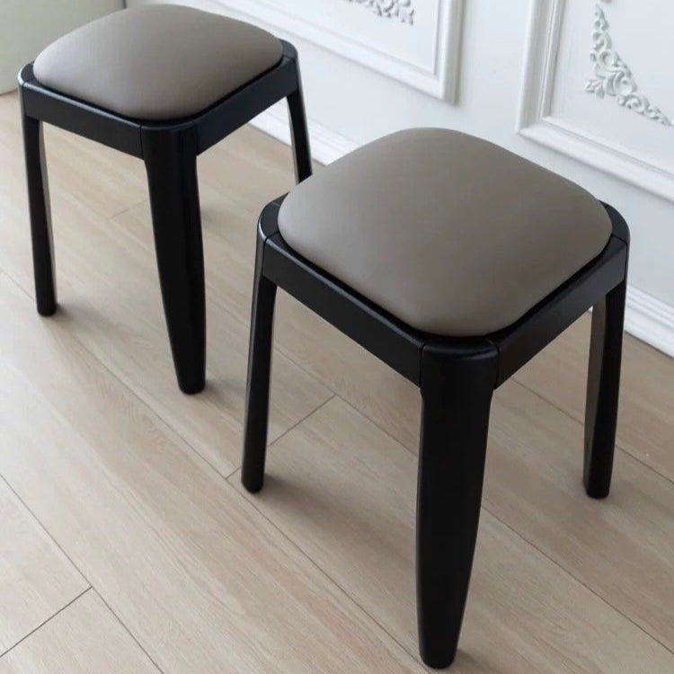 QUENS Stackable Solid Wood Stool - Radical Homes Singapore