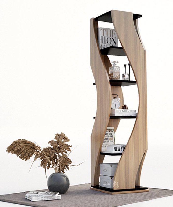 MARLENA Rustic Solid Wood Bookshelf - Radical Homes Singapore
