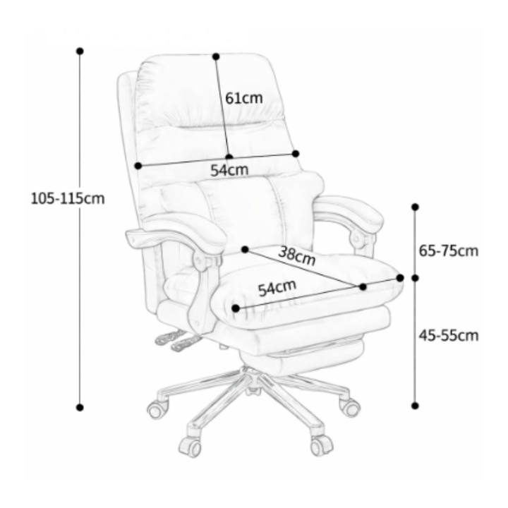 MELVIK Modern Massage Office Chair - Cassa Haus Singapore