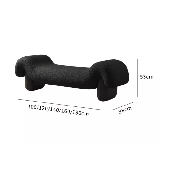 FARELL Modern Boucle Bench