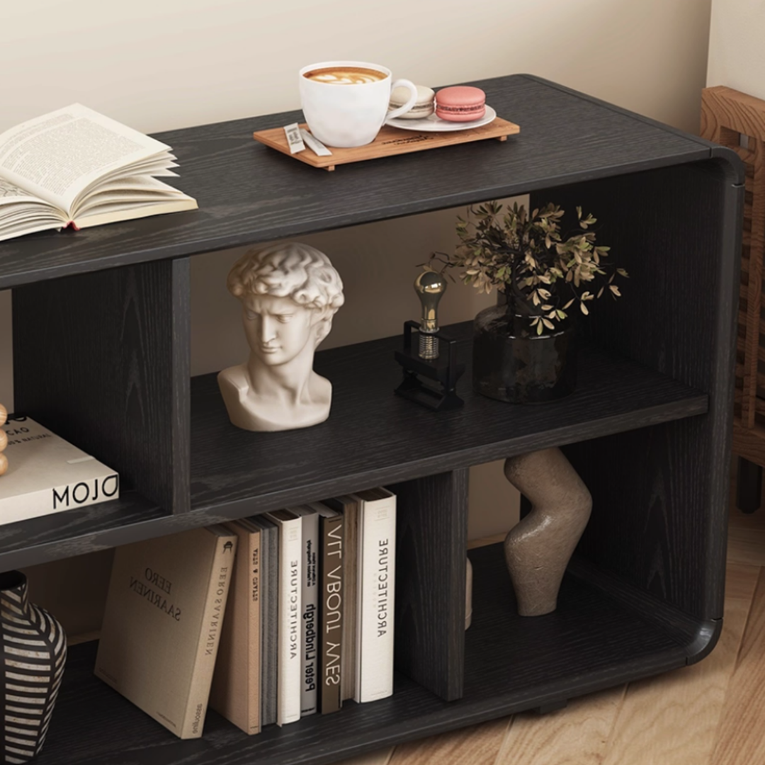 RENZO Solid Ash Wood Side Table