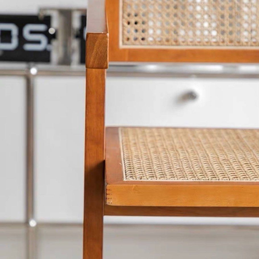 NOQAVERA Scandinavian Wood Bar Stool