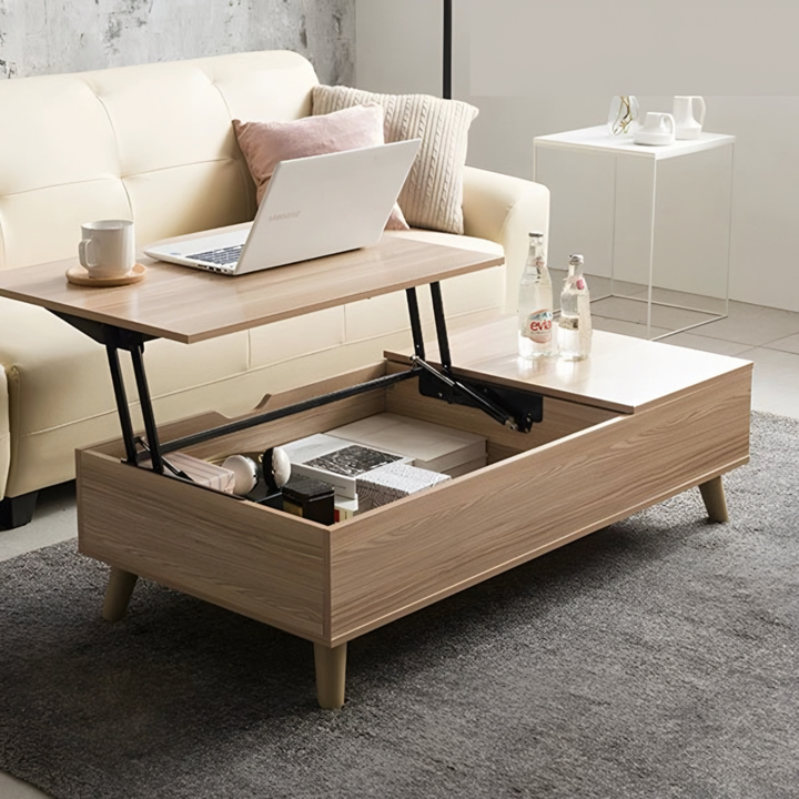 KAIRE Modern Hydraulic Coffee Table - Cassa Haus Singapore
