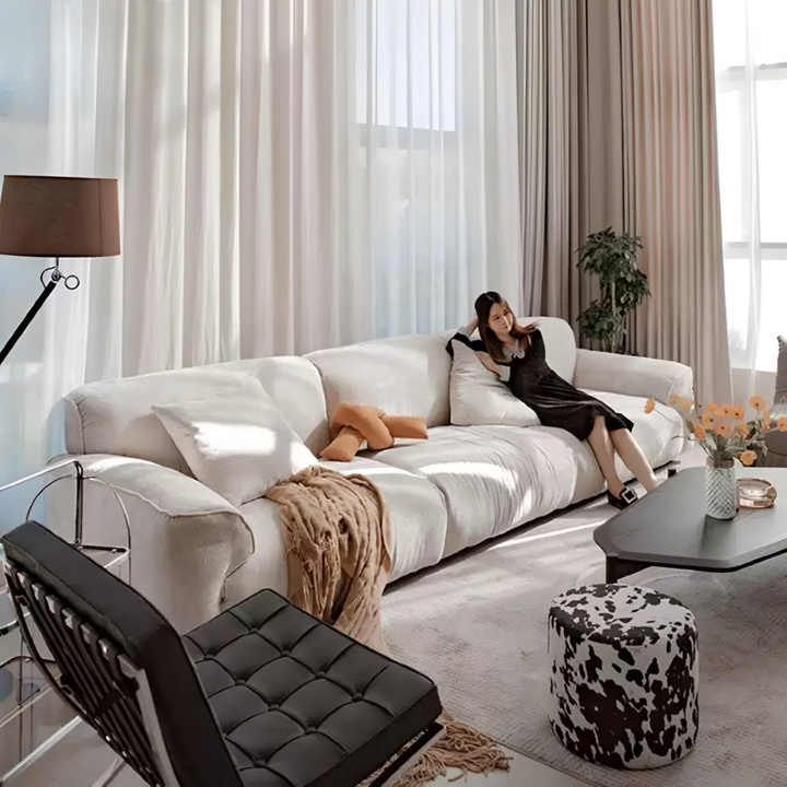 LESTON Modern Fabric Sofa