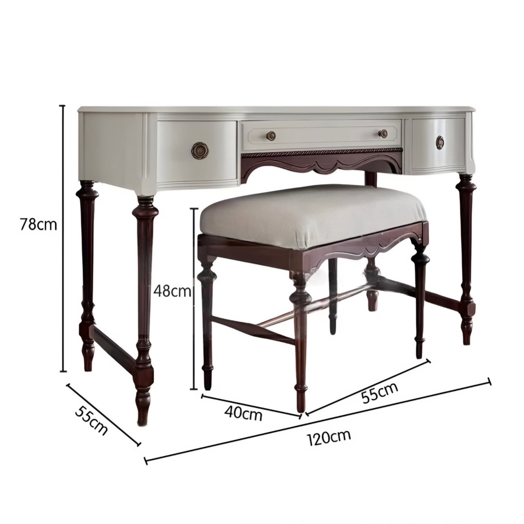 VALCRESSA Victorian Vanity Desk Set