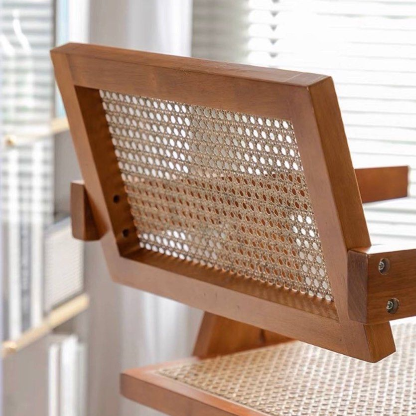 NOQAVERA Scandinavian Wood Bar Stool