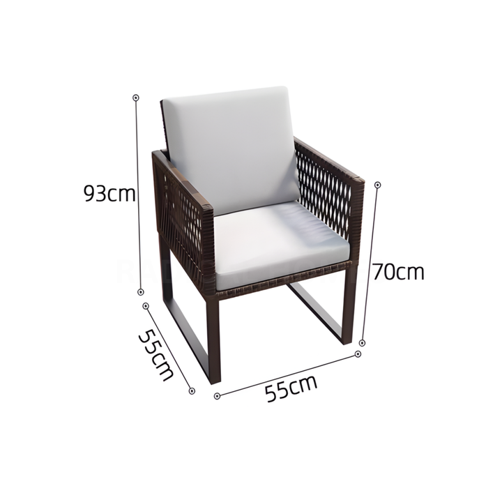 ZYLVORAN Modern Outdoor Table and Chairs