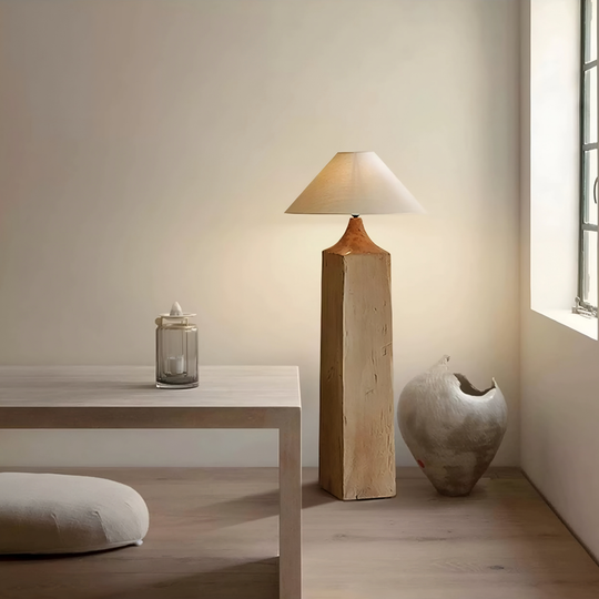 GRENVILLE Modern Solid Wood Floor & Table Lamp - Cassa Haus Singapore