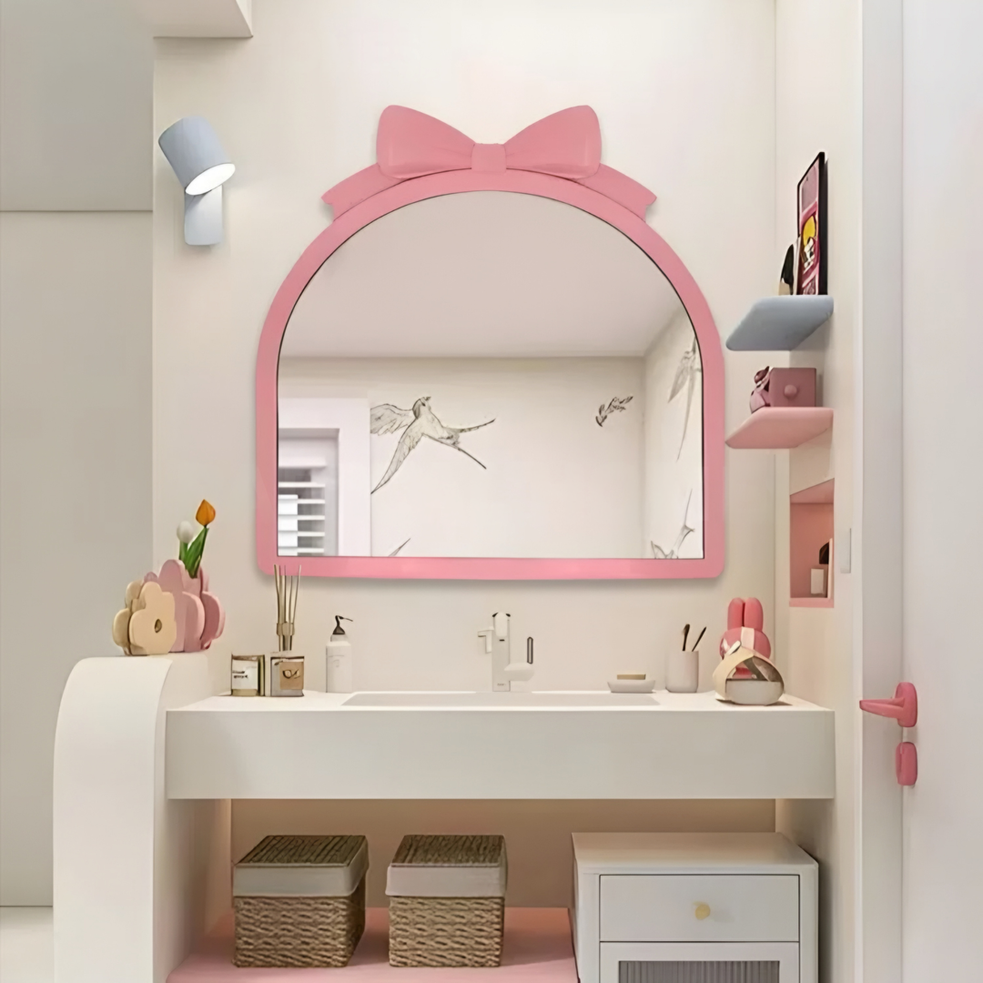 BIJOU Modern Pink Wall Mirror