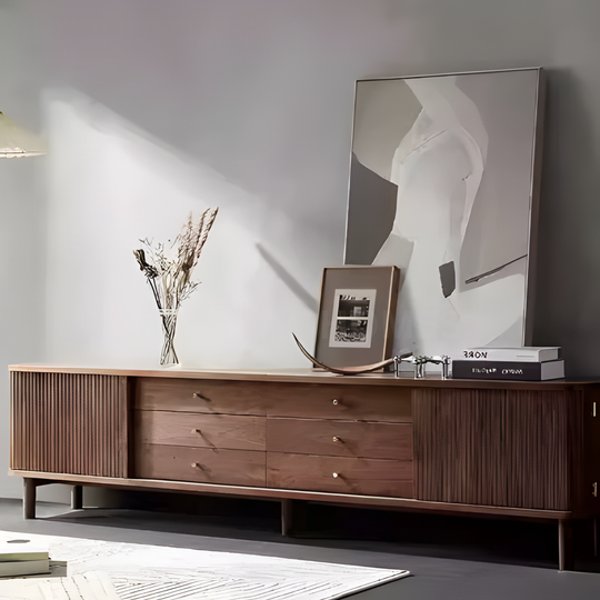 NOYRA Modern Solid Wood TV Console - Cassa Haus Singapore