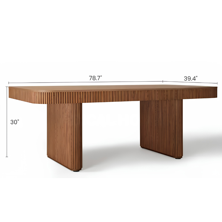 COLUMNAR Modern Solid Wood Dining Table