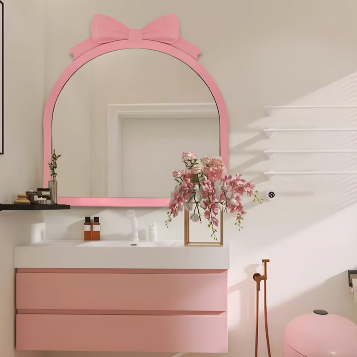 BIJOU Modern Pink Wall Mirror