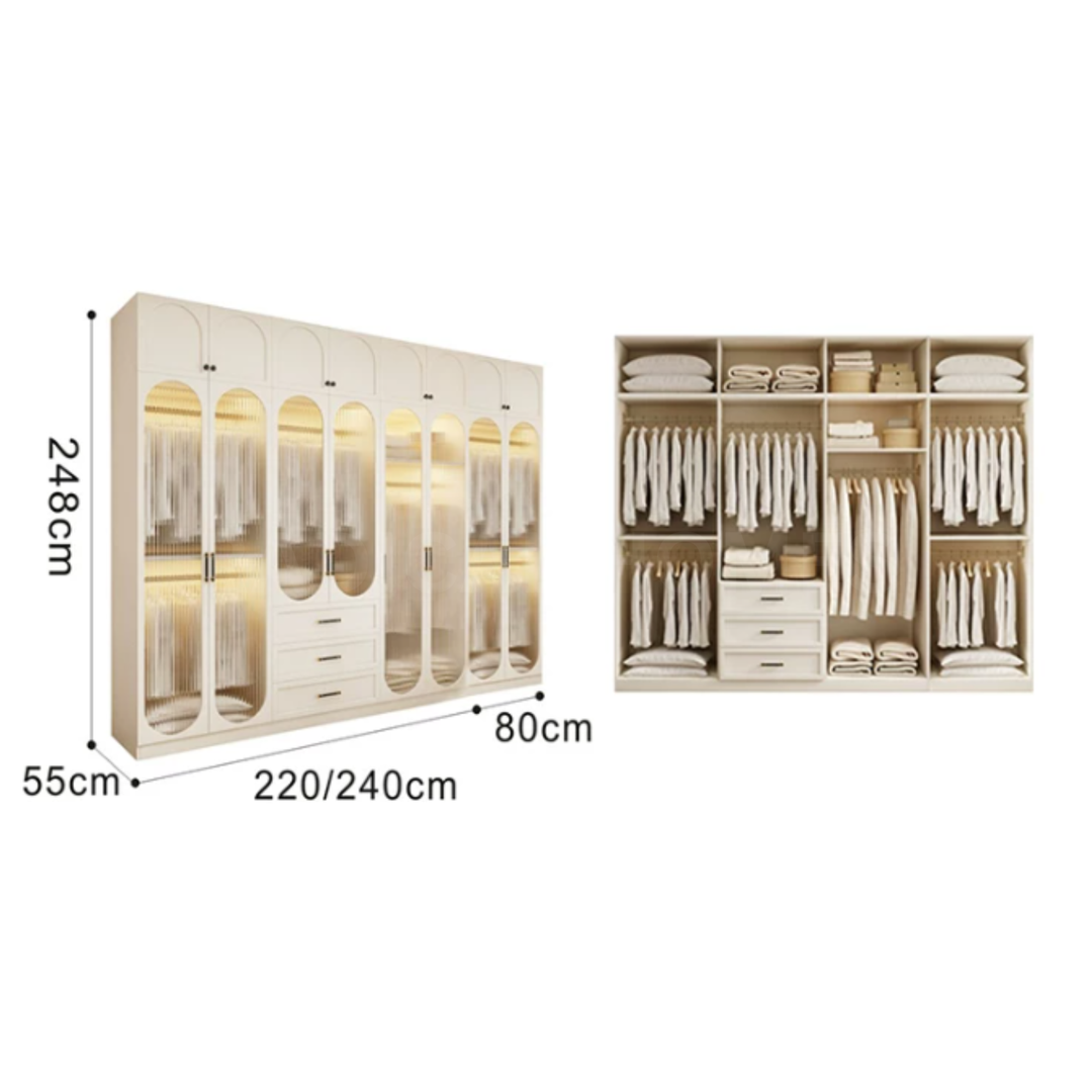 ROUVENNE Modern French Wardrobe - Cassa Haus Singapore