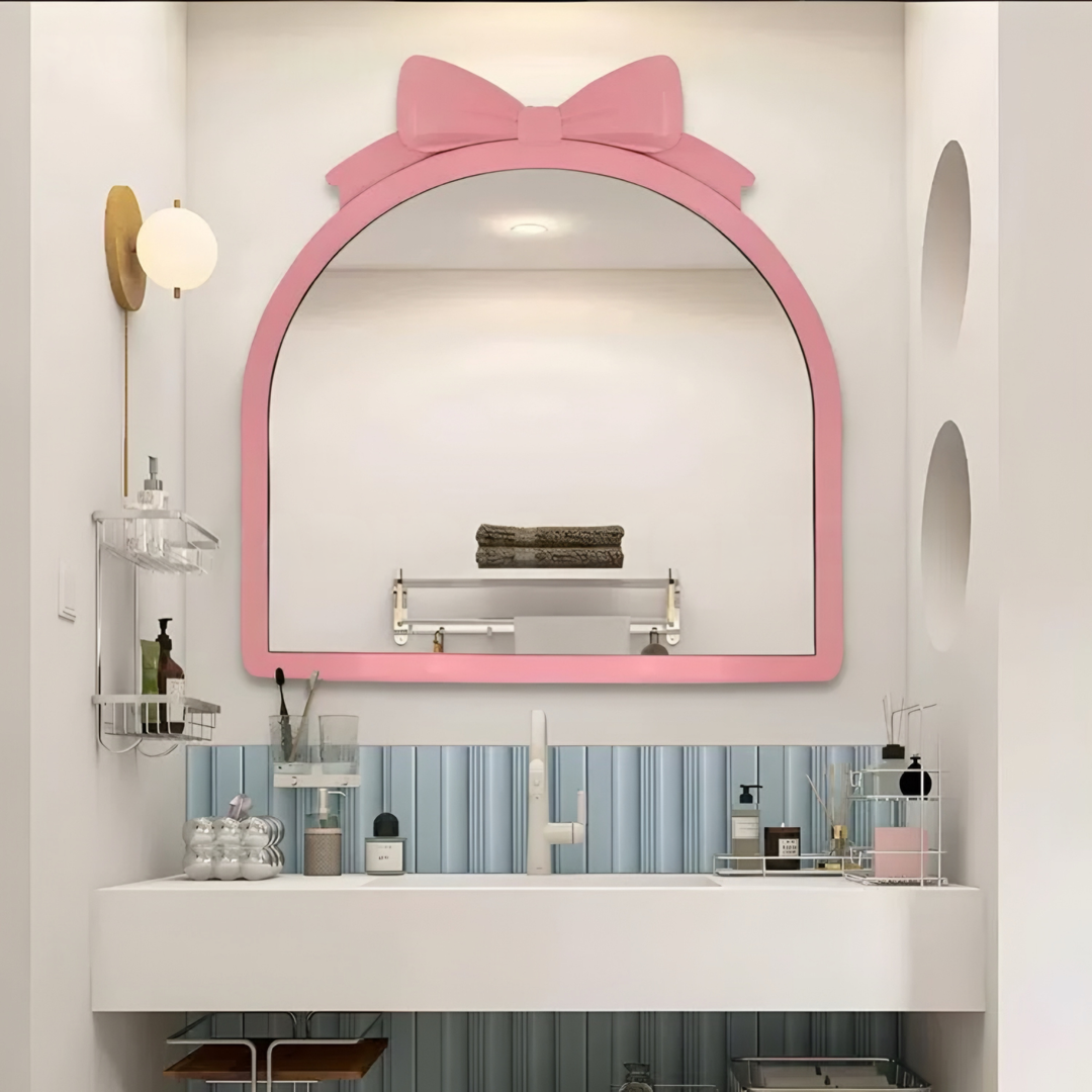 BIJOU Modern Pink Wall Mirror
