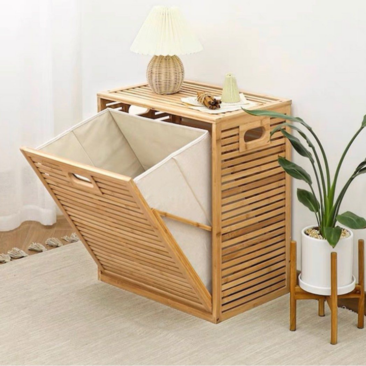 VERO Modern Bamboo Storage Basket