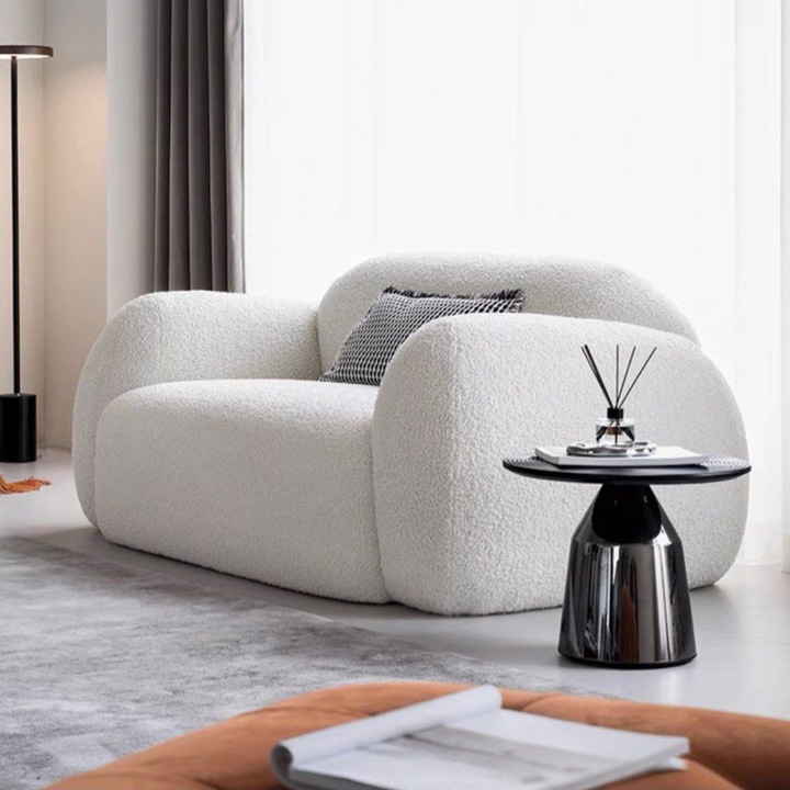 CAVENOR Modern Boucle Sofa