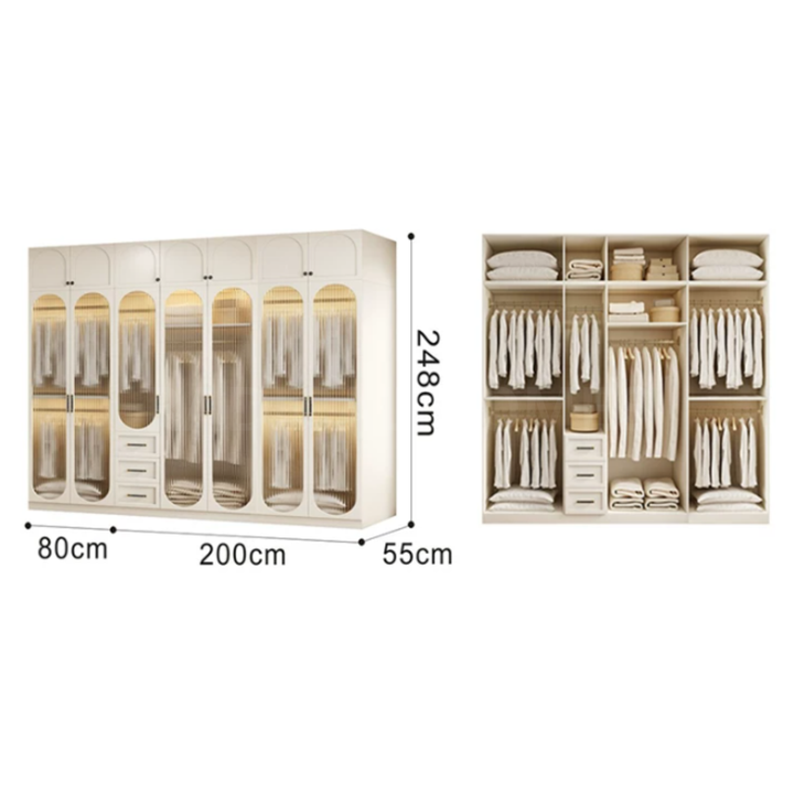 ROUVENNE Modern French Wardrobe - Cassa Haus Singapore