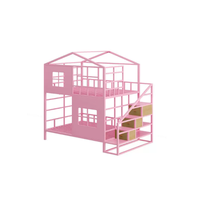 WILO Modern Children’s Double Decker Bedframe - Cassa Haus Singapore