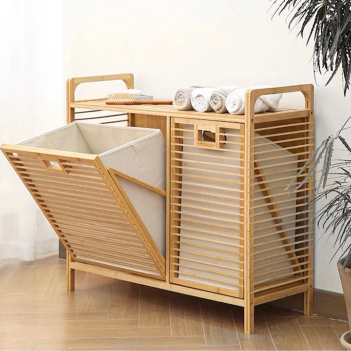 VERO Modern Bamboo Storage Basket