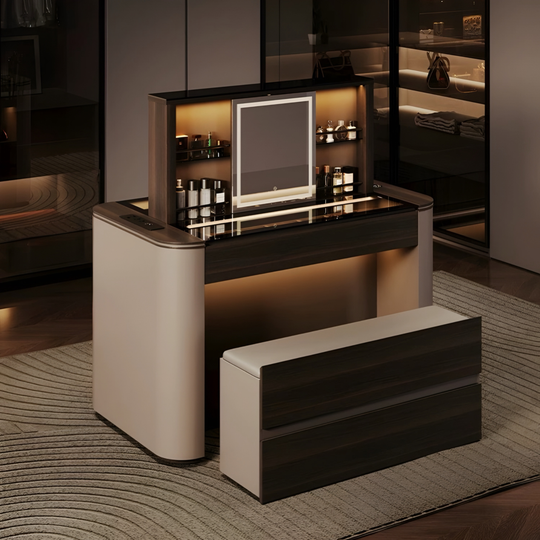 ELEVORA Modern Smart Lift Vanity Table - Cassa Haus Singapore
