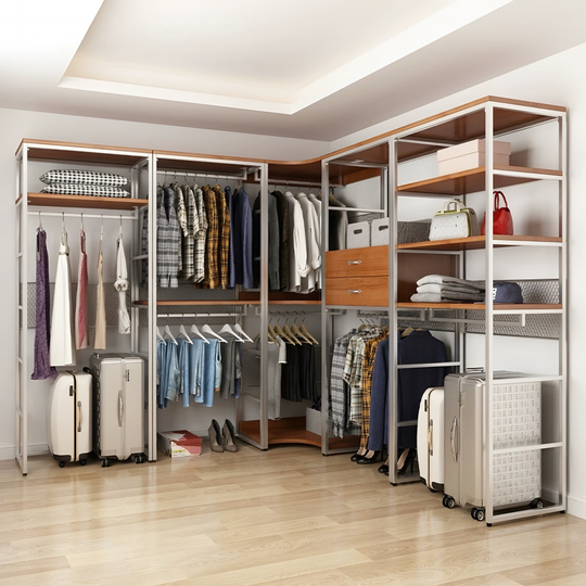 GRYDEN Modern Open Concept Wardrobe - Cassa Haus Singapore