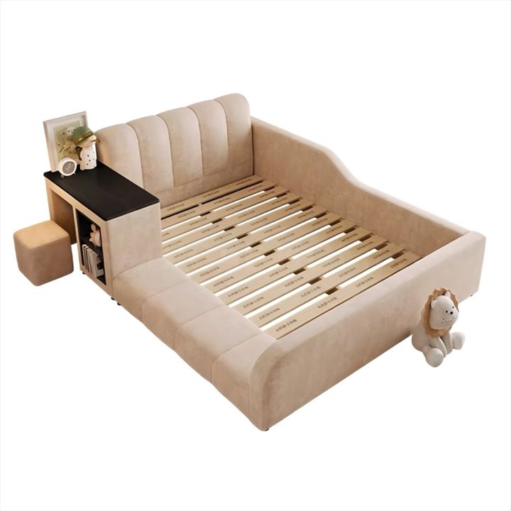 DOVEN Modern Leather Children’s Storage Bedframe - Cassa Haus Singapore