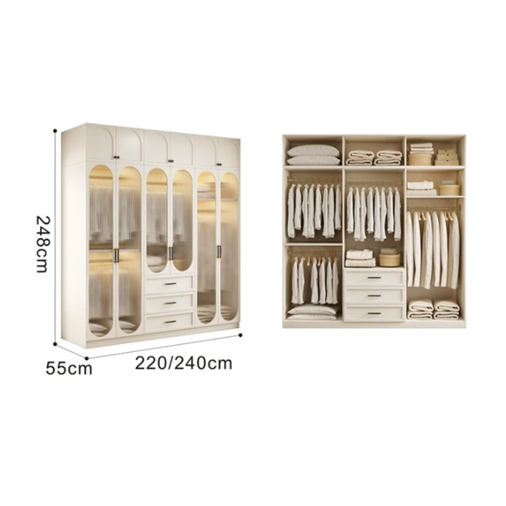 ROUVENNE Modern French Wardrobe - Cassa Haus Singapore
