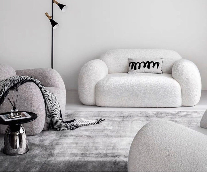 CAVENOR Modern Boucle Sofa