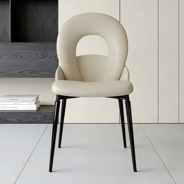 ISADORA Modern Leather Dining Chair - Cassa Haus Singapore