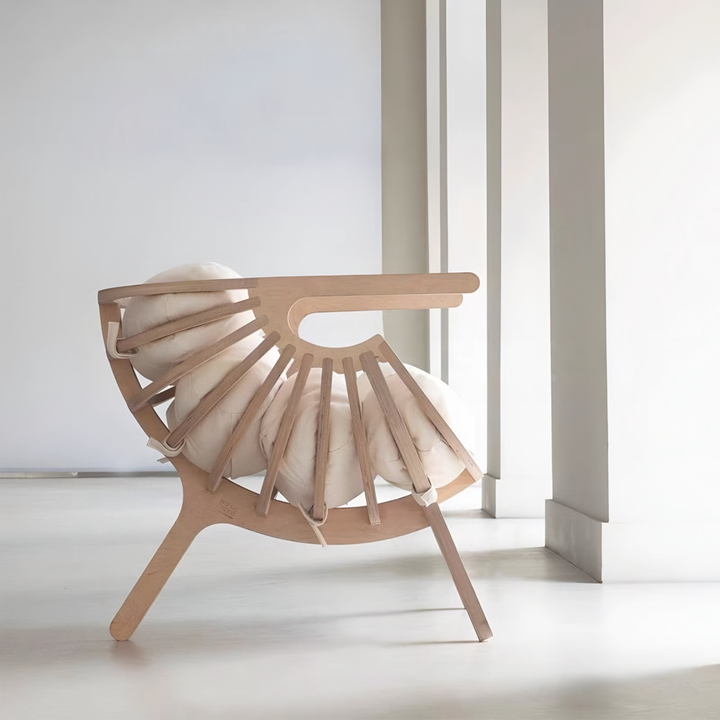 ZANE Modern Solid Wood Lounge Chair - Cassa Haus Singapore