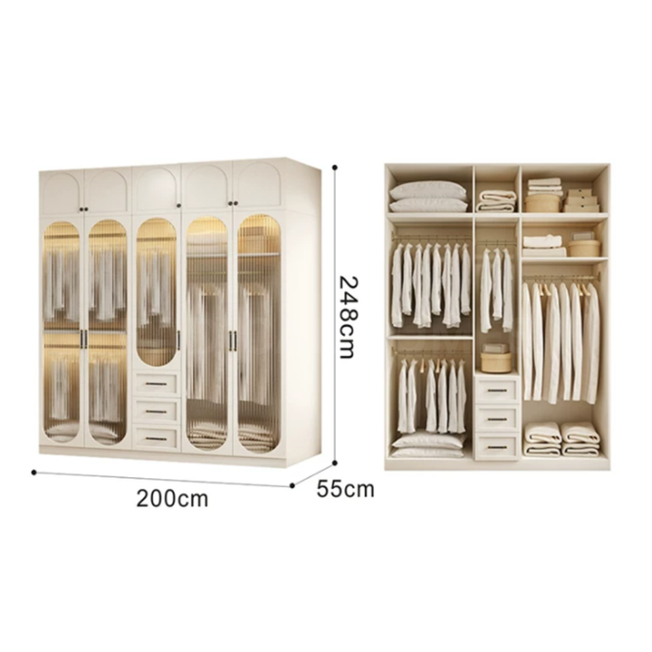 ROUVENNE Modern French Wardrobe - Cassa Haus Singapore