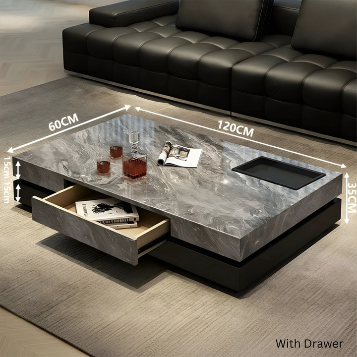 ORVIETO Modern Minimalist Sintered Stone Coffee Table
