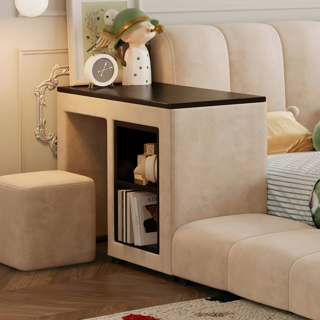 DOVEN Modern Leather Children’s Storage Bedframe - Cassa Haus Singapore